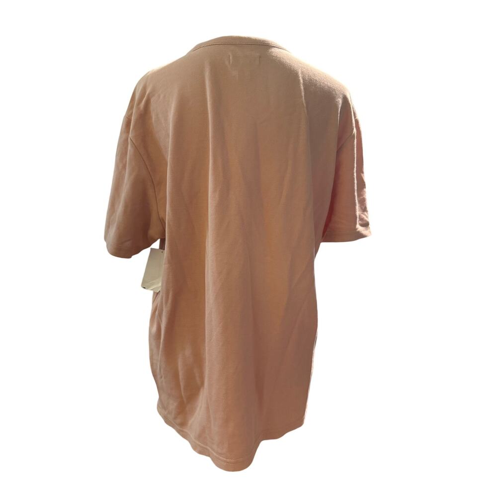Nordstrom 100% Pima Cotton Short Sleeve Tee, Peach, Women's Size Medium, NWT - Picture 5 of 7